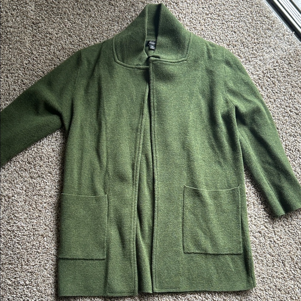 J. Crew Olive Green Women's Cape Jacket